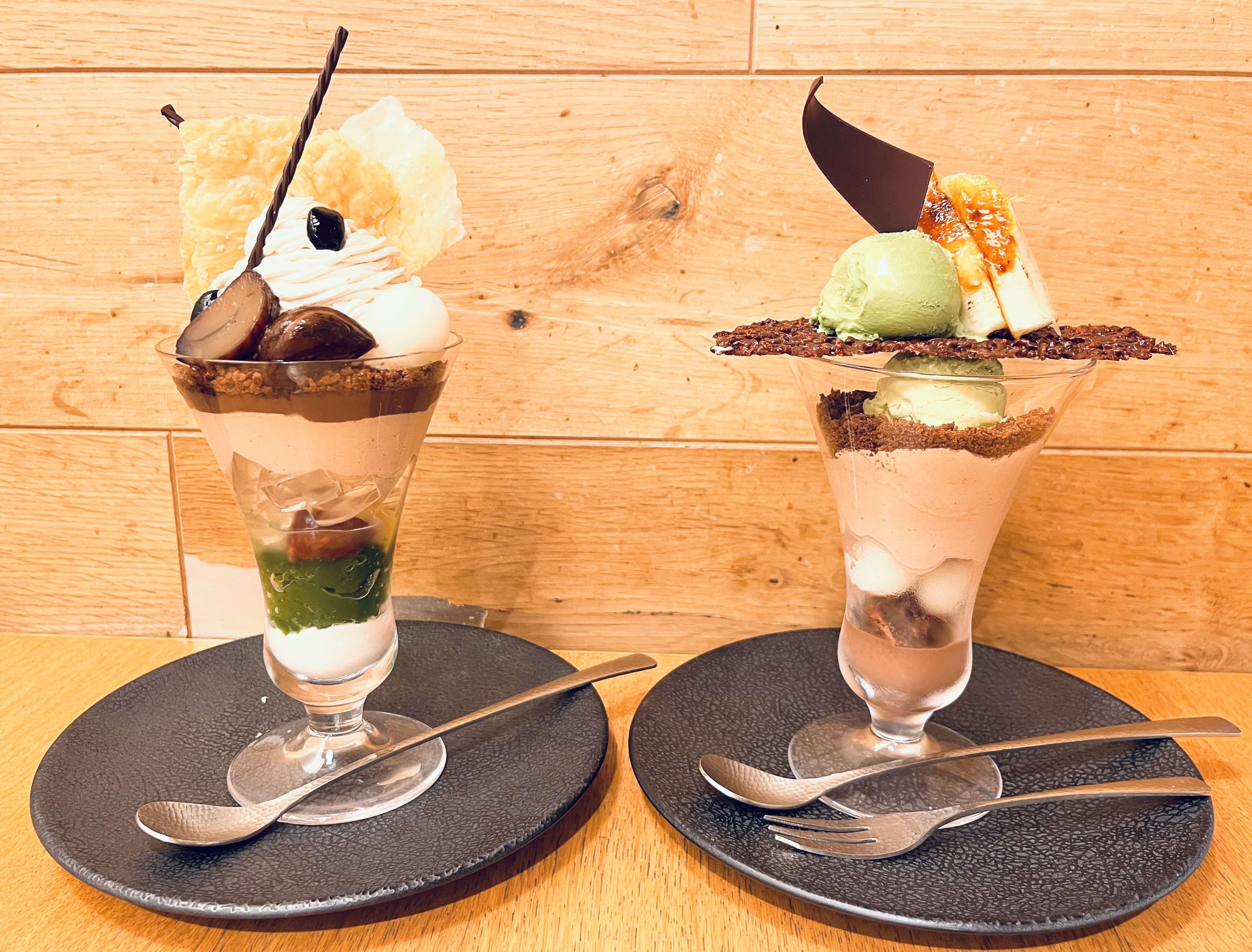 新宿ミロードの和カフェで抹茶スイーツと和紅茶