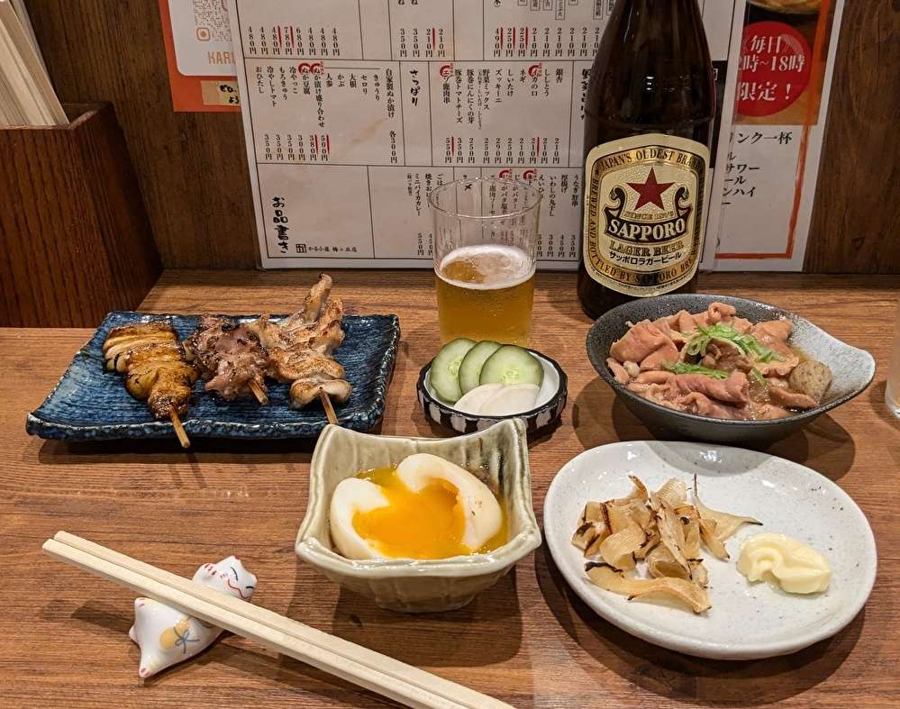 わたしの行きつけのもつ焼きやさん