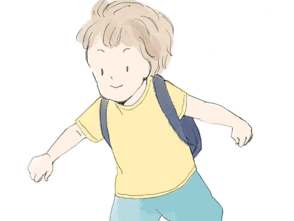 3才息子と【もころん号】へ乗りに