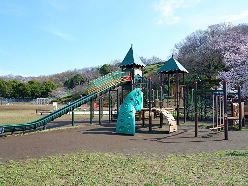 親子で楽しめる！大型遊具や滑り台のある公園