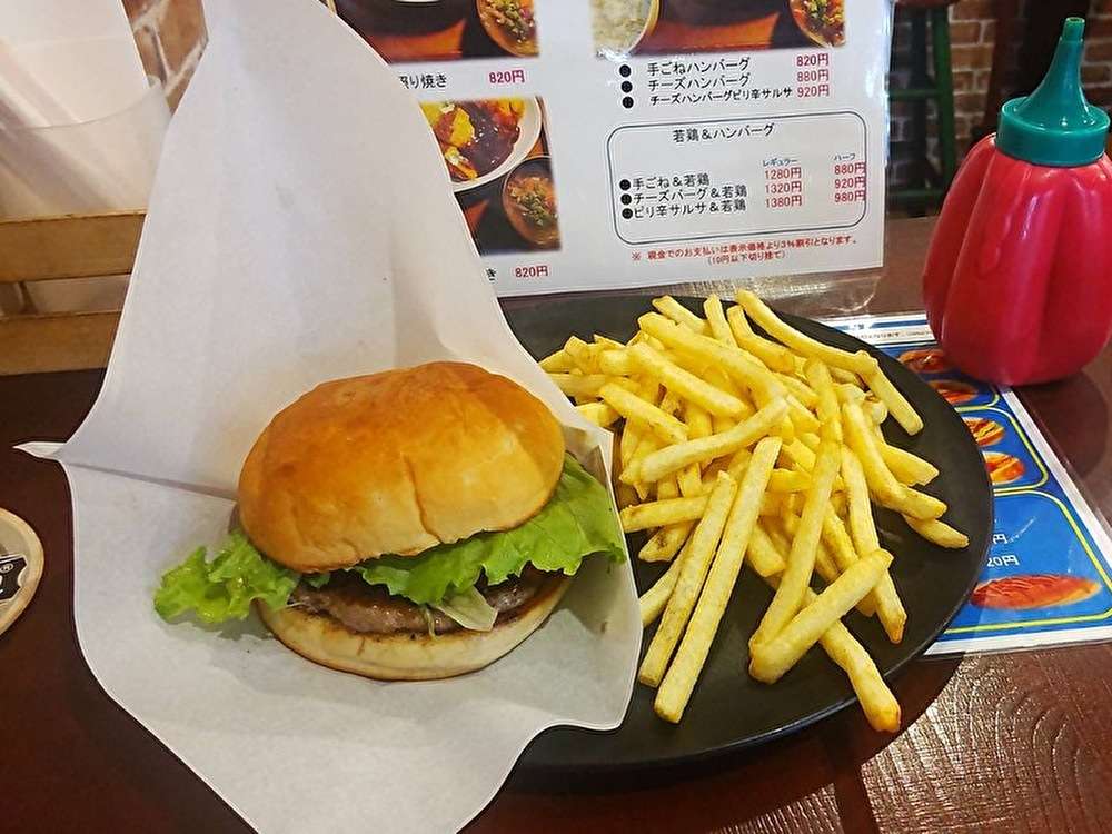ハンバーガー屋さんを開拓！